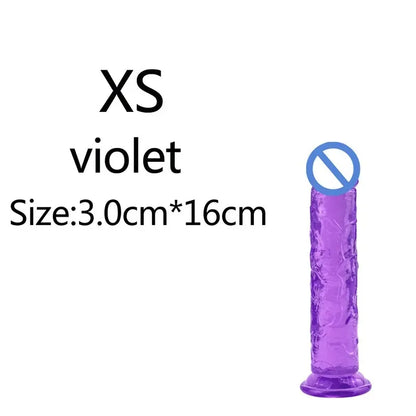 Coreline™ Transparent Dildo with Suction Cup