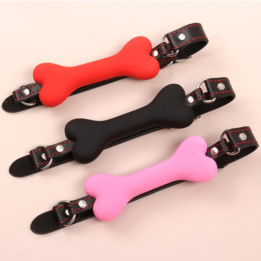 BDSM Dog Bone Mouth Gag