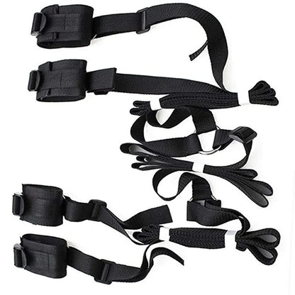 Erotic Adjustable Nylon Bed Restrain