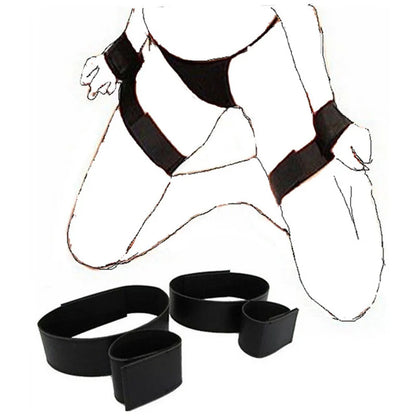 Erotic Adjustable Nylon Bed Restrain